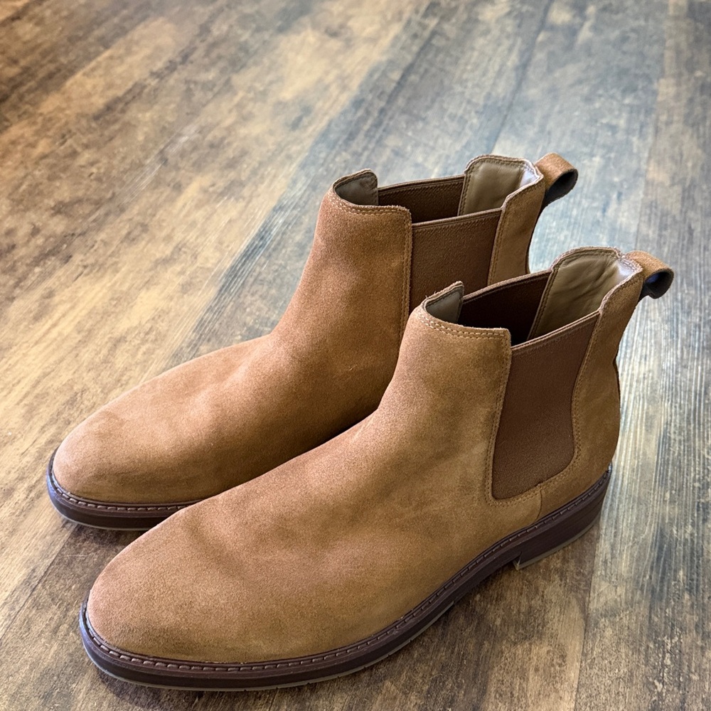Cole Haan Men's Tan Suede Chukka Boots, size 11-1/2